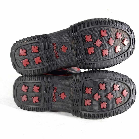 Pajar Women's US 6-6,5 Black Waterproof Lace Up Grip Insulated Tall Snow Boots - Picture 12 of 13